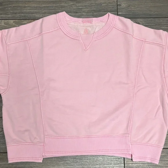 NWT Free People Movement x Hatch Intercept Pullover XS Pink Rose Top Sweatshirt - Picture 5 of 15